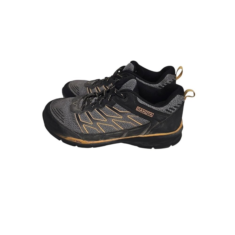 DAKOTA Men's 3604 Aluminum Toe Steel Plate Quad Lite Work Safety Shoes Grey 8M - Picture 5 of 7